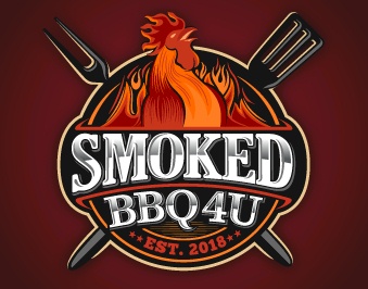 Smoked BBQ 4U Logo Design